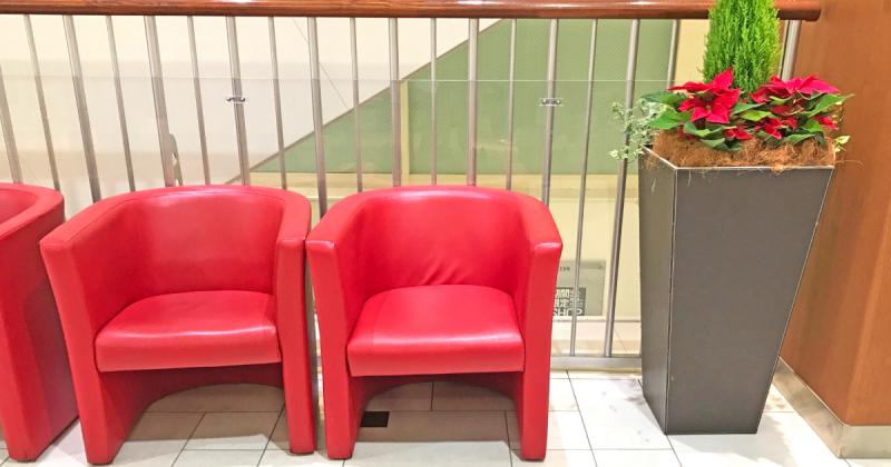 イメージ画像:椅子が並べてある待合室